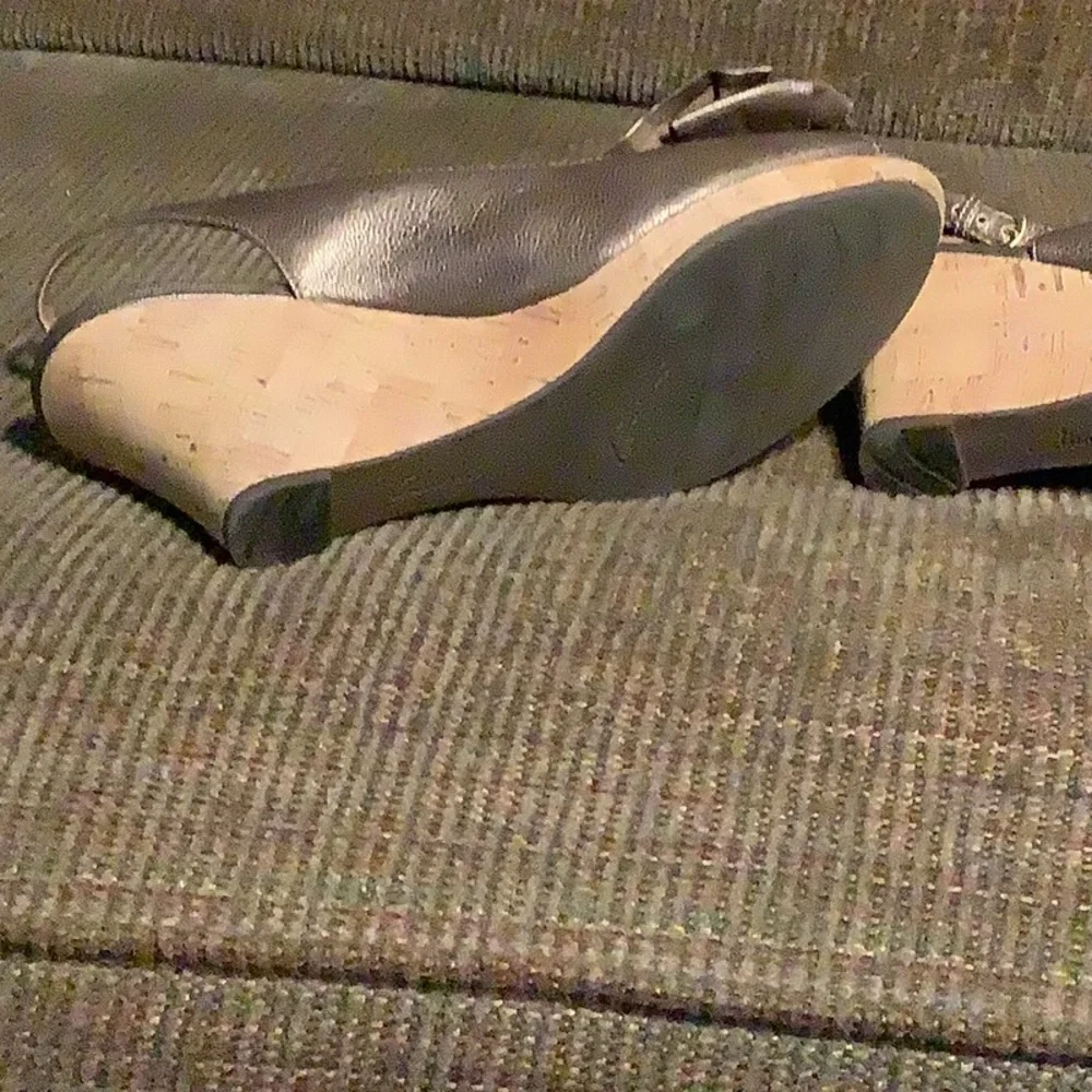 Clark’s bronze cork sling backs, size 8.5M - Picture 4 of 8